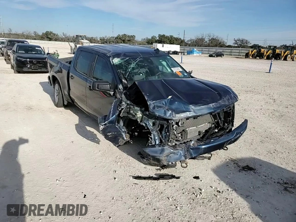 2022 Chevrolet Silverado 1500 Custom with VIN 3GCPWBEK7NG216725, listed as a Copart auction lot 42223865 with 27,106 mi miles and Salvage Title. Bid and sale history available at DreamBid. Image 10.