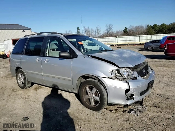 2003 Mazda MPV LX with VIN JM3LW28A230335535, listed as a Copart auction lot 85943824 with 150,915 mi miles and Salvage Title. Bid and sale history available at carsss.com. Image 12.