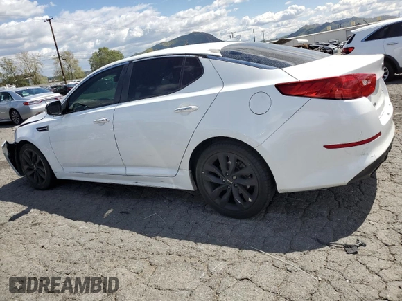 2015 Kia Optima SX with VIN 5XXGR4A73FG402223, listed as a Copart auction lot 51659955 with 136,946 mi miles and Clean Title. Bid and sale history available at carsss.com. Image 2.