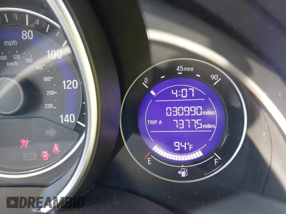 2016 Honda Fit EX with VIN JHMGK5H75GX006464, listed as a IAAI auction lot 41852218 with 30,990 mi miles and . Bid and sale history available at DreamBid. Image 15.