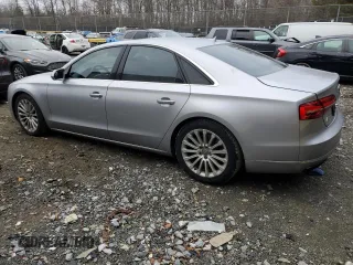 2015 Audi A8 4.0T with VIN WAUJ2AFD0FN006646, listed as a Copart auction lot 86164984 with 143,101 mi miles and Salvage title. Bid and sale history available at DreamBid. Image 2.