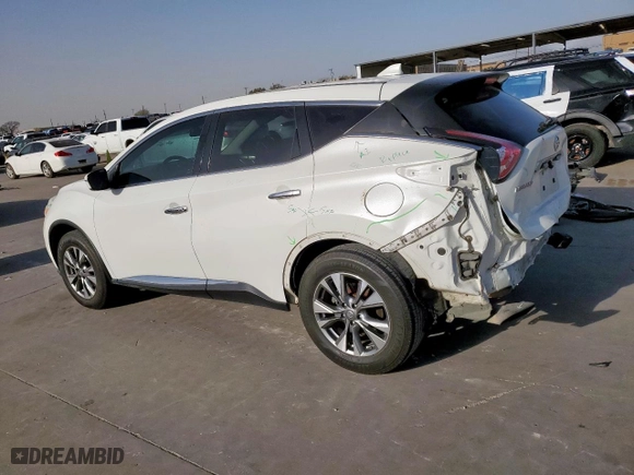 2017 Nissan Murano SV with VIN 5N1AZ2MG6HN116942, listed as a Copart auction lot 49276795 with 162,872 mi miles and Salvage Title. Bid and sale history available at carsss.com. Image 2.