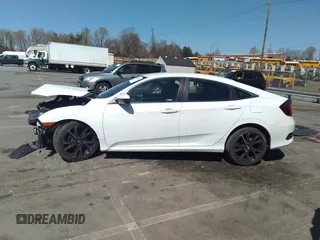 2020 Honda Civic Sedan Sport with VIN 2HGFC2F86LH551366, listed as a IAAI auction lot 41904942 with 93,112 mi miles. Bid and sale history available at carsss.com. Image 15.
