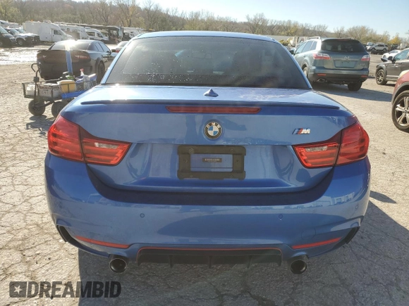 2014 BMW 4 Series 435i with VIN WBA3T3C57EJ876494, listed as a Copart auction lot 80781524 with 49,541 mi miles and Salvage title. Bid and sale history available at DreamBid. Image 6.