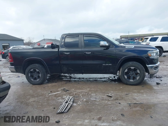 2019 Ram 1500 Laramie with VIN 1C6SRFDT6KN869740, listed as a IAAI auction lot 41563751 with 132,611 mi miles. Bid and sale history available at carsss.com. Image 13.