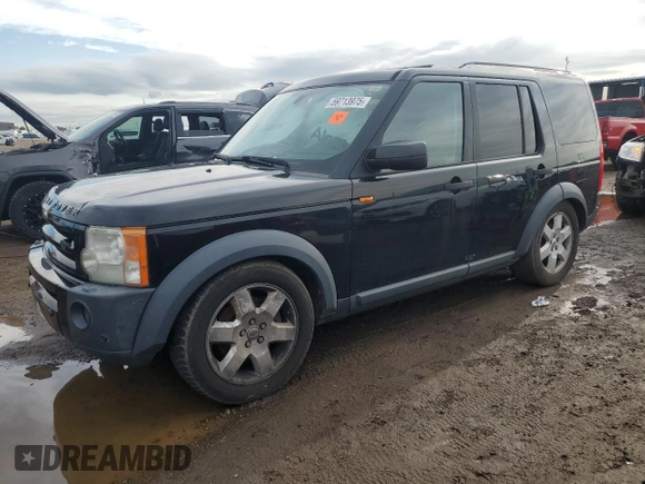2008 Land Rover LR3 HSE with VIN SALAG25408A474083, listed as a Copart auction lot 59713975 with 117,075 mi miles and Salvage title. Bid and sale history available at DreamBid. Image 1.