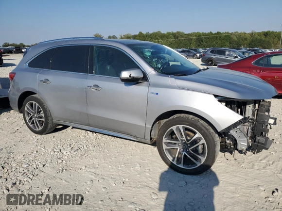 2017 Acura MDX Sport Hybrid w/Advance Pkg with VIN 5FRYD7H75HB002114, listed as a Copart auction lot 73378684 with 120,752 mi miles and Salvage Title. Bid and sale history available at carsss.com. Image 4.