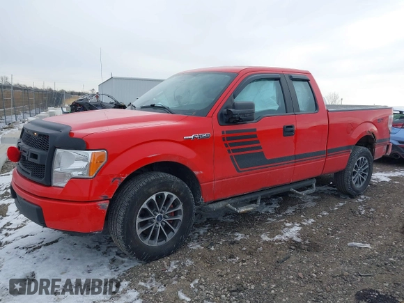 2013 Ford F-150 XL with VIN 1FTEX1CM7DKF48433, listed as a IAAI auction lot 41430785 with 179,579 mi miles. Bid and sale history available at carsss.com. Image 18.