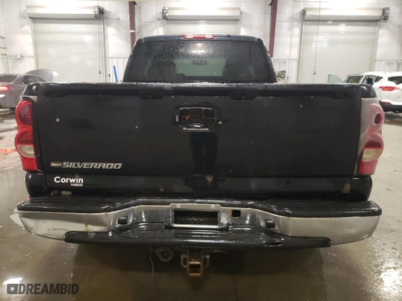 2007 Chevrolet Silverado 1500 Classic LT1 with VIN 1GCEK19Z57Z203429, listed as a Copart auction lot 43913305 with 354,837 mi miles and Salvage Title. Bid and sale history available at carsss.com. Image 6.