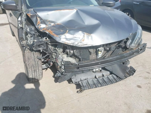 2017 Nissan Sentra SV with VIN 3N1AB7AP9HL724015, listed as a IAAI auction lot 42100563 with 168,297 mi miles. Bid and sale history available at carsss.com. Image 6.