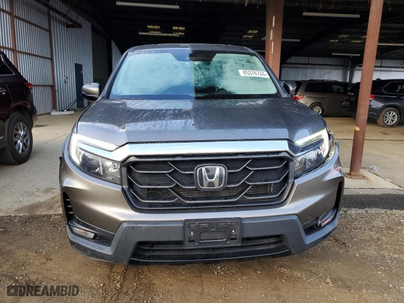 2021 Honda Ridgeline RTL-E with VIN 5FPYK3F78MB020661, listed as a Copart auction lot 85374724 with 18,708 mi miles and Salvage Title. Bid and sale history available at carsss.com. Image 5.