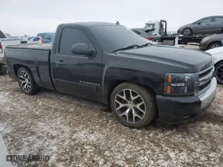 2007 Chevrolet Silverado 1500 Work Truck with VIN 1GCEC14C27Z535103, listed as a Copart auction lot 45053005 with 154,272 mi miles and Salvage Title. Bid and sale history available at carsss.com. Image 4.