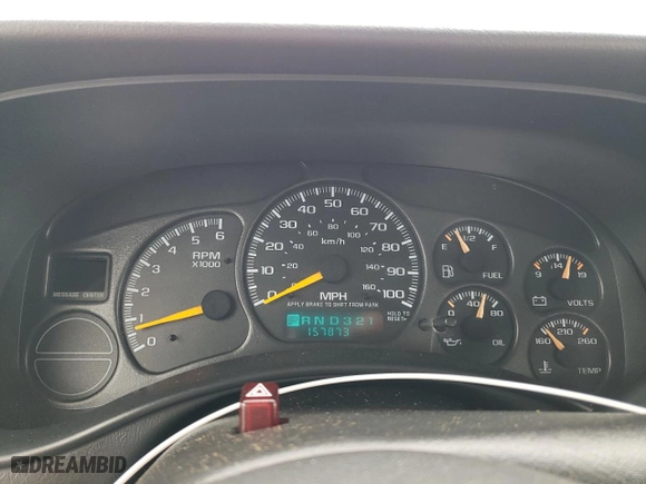 2001 Chevrolet Silverado 1500 LS with VIN 2GCEC19V311333526, listed as a Copart auction lot 46713445 with 157,873 mi miles and Clean Title. Bid and sale history available at carsss.com. Image 9.