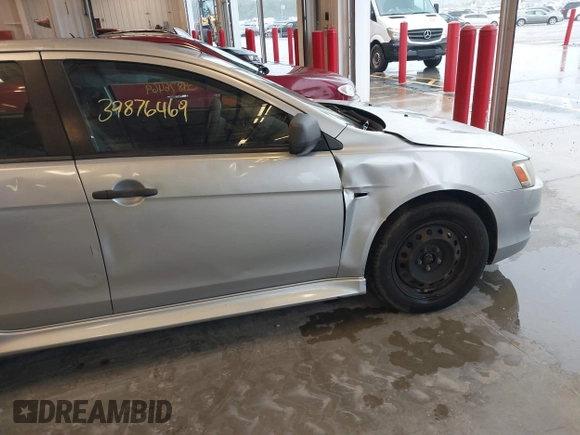 2010 Mitsubishi Lancer DE with VIN JA32U1FU3AU019390, listed as a IAAI auction lot 39876469 with 188,617 mi miles. Bid and sale history available at carsss.com. Image 14.