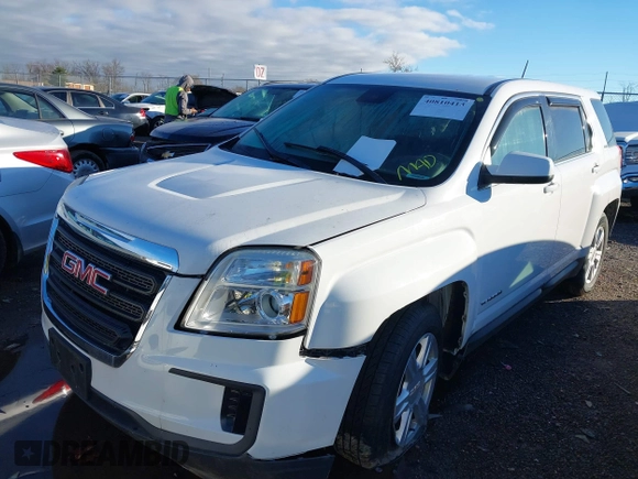 2016 GMC Terrain SLE with VIN 2GKALMEK2G6333836, listed as a IAAI auction lot 40810413 with 35,292 mi miles and . Bid and sale history available at carsss.com. Image 17.