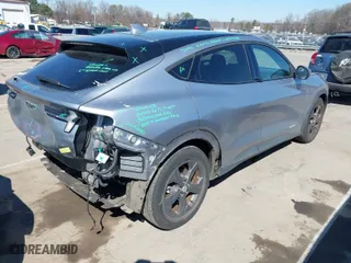 2021 Ford Mustang Mach-E Select with VIN 3FMTK1RM3MMA07686, listed as a IAAI auction lot 41702088 with 26,158 mi miles. Bid and sale history available at carsss.com. Image 4.