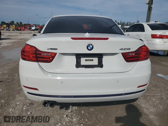 2016 BMW 4 Series 428i xDrive with VIN WBA3T1C52GP822072, listed as a Copart auction lot 87244184 with 80,946 mi miles and Salvage title. Bid and sale history available at DreamBid. Image 6.