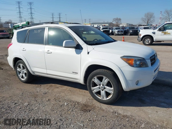 2007 Toyota RAV4 Sport with VIN JTMBK32V275029400, listed as a IAAI auction lot 41783215 with 187,831 mi miles. Bid and sale history available at carsss.com. Image 1.