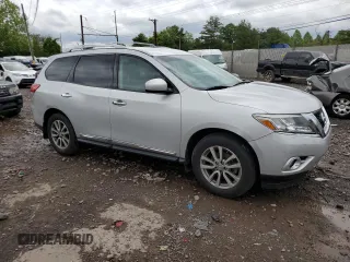 2015 Nissan Pathfinder S with VIN 5N1AR2MM0FC638206, listed as a Copart auction lot 58704595 with 93,446 mi miles and Clean title. Bid and sale history available at DreamBid. Image 4.