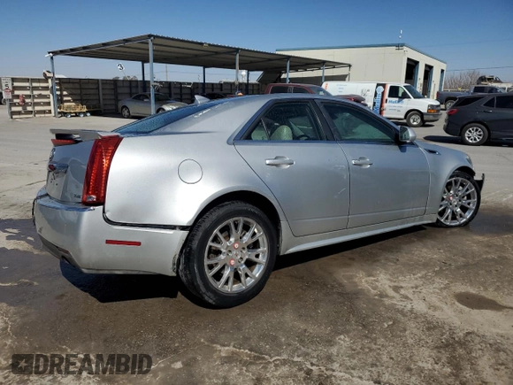 2012 Cadillac CTS Premium with VIN 1G6DS5E35C0158756, listed as a Copart auction lot 47560075 with 108,539 mi miles and Clean title. Bid and sale history available at DreamBid. Image 3.