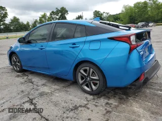 2021 Toyota Prius L Eco with VIN JTDKAMFU1M3146516, listed as a Copart auction lot 58406175 with 19,911 mi miles and Salvage title. Bid and sale history available at DreamBid. Image 2.