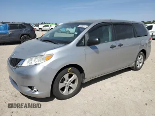 2012 Toyota Sienna with VIN 5TDKA3DC1CS012509, listed as a Copart auction lot 49906955 with 141,745 mi miles and Salvage Title. Bid and sale history available at DreamBid. Image 1.