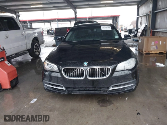 2014 BMW 5 Series 535i with VIN WBA5B1C53ED476916, listed as a IAAI auction lot 41380780 with 89,253 mi miles. Bid and sale history available at carsss.com. Image 6.