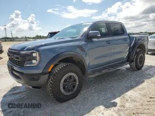2024 Ford Ranger Raptor with VIN 1FTER4LR4RLE21079, listed as a Copart auction lot 73424754 with 2,141 mi miles and Salvage Title. Bid and sale history available at carsss.com. Image 1.