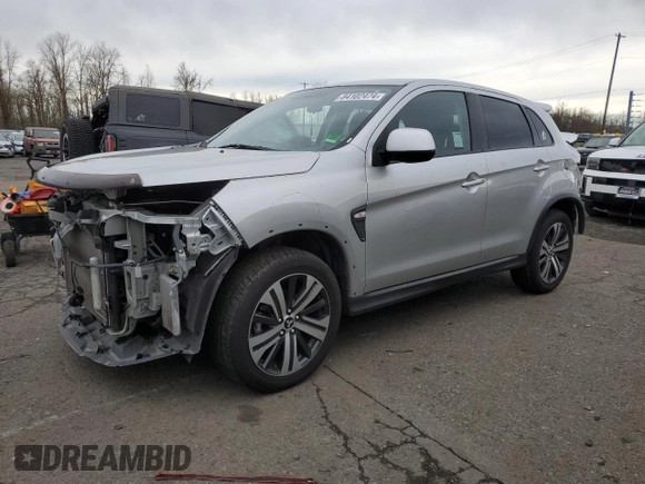 2020 Mitsubishi Outlander Sport ES 2.0 with VIN JA4AR3AU8LU010425, listed as a Copart auction lot 84102474 with 71,857 mi miles and Salvage Title. Bid and sale history available at carsss.com. Image 1.