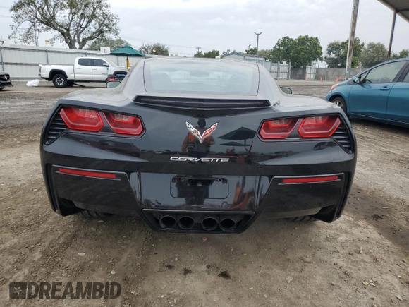 2017 Chevrolet Corvette 1LT with VIN 1G1YA2D7XH5101007, listed as a Copart auction lot 43644564 with 13,490 mi miles. Bid and sale history available at carsss.com. Image 6.