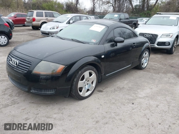 2001 Audi TT with VIN TRUWT28N911018897, listed as a IAAI auction lot 42019816 with 142,595 mi miles. Bid and sale history available at carsss.com. Image 2.