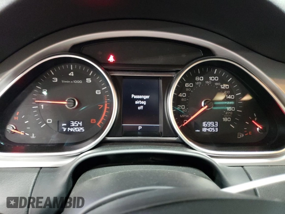 2013 Audi Q7 Premium Plus с VIN WA1LGAFE6DD013619, выставлен на аукционе Copart как лот 65182935 с пробегом 184 053 миль миль и Чистый • Clean title. История ставок и продаж доступна на DreamBid. Изображение 9.
