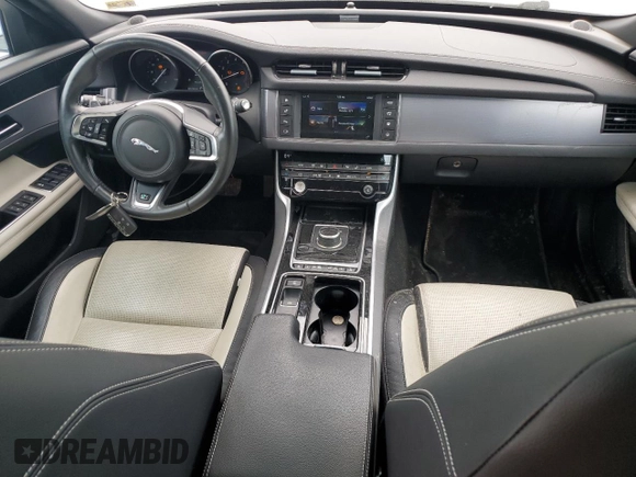 2018 Jaguar XF 25t R-Sport with VIN SAJBL4FX7JCY55677, listed as a Copart auction lot 74471414 with 36,132 mi miles and Salvage Title. Bid and sale history available at carsss.com. Image 8.