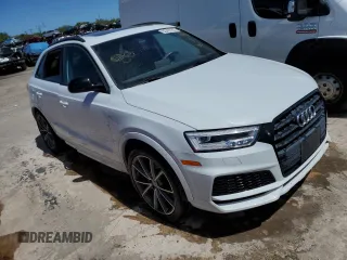 2018 Audi Q3 Premium Plus with VIN WA1HCCFS6JR029224, listed as a Copart auction lot 50457203 with 59,217 mi miles. Bid and sale history available at carsss.com. Image 4.