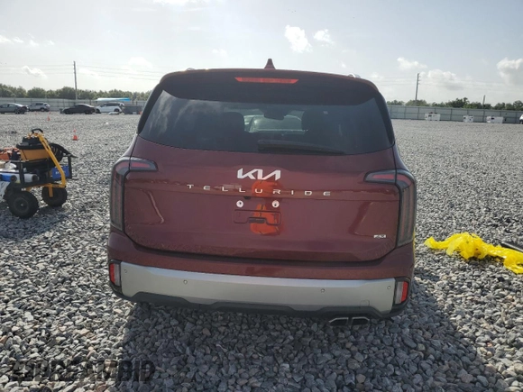2024 Kia Telluride SX Prestige X-Pro с VIN 5XYP5DGC1RG416363, выставлен на аукционе Copart как лот 60986805 с пробегом 28 771 миль миль и Списание • Salvage title. История ставок и продаж доступна на DreamBid. Изображение 6.