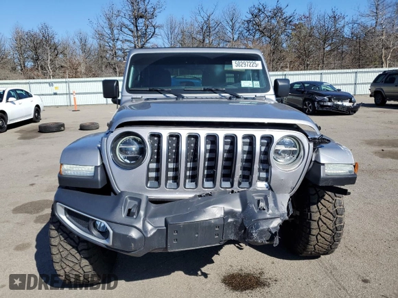 2020 Jeep Wrangler Unlimited Sahara Altitude with VIN 1C4HJXEN8LW209405, listed as a Copart auction lot 50297225 with 13,267 mi miles and Salvage title. Bid and sale history available at DreamBid. Image 5.