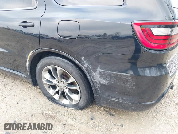 2019 Dodge Durango GT Plus with VIN 1C4RDJDG1KC647680, listed as a IAAI auction lot 41658006 with 166,096 mi miles and . Bid and sale history available at DreamBid. Image 6.