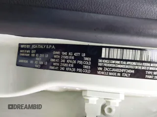 2017 Jeep Renegade Sport с VIN ZACCJAAB2HPF24644, выставлен на аукционе IAAI как лот 41972974 с пробегом 103 732 миль миль и . История ставок и продаж доступна на DreamBid. Изображение 9.