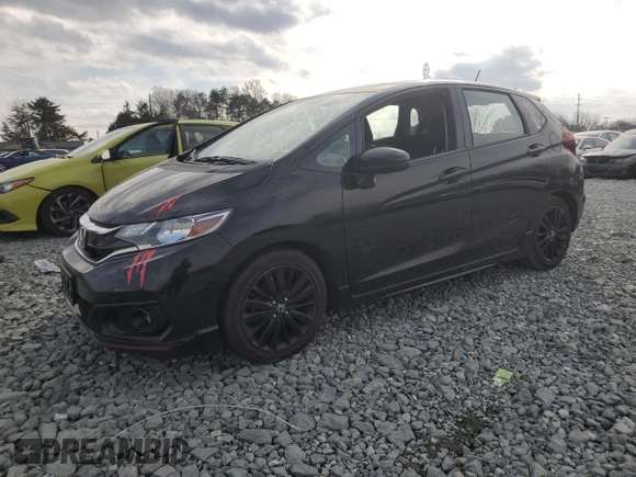 2018 Honda Fit Sport with VIN 3HGGK5G67JM704292, listed as a Copart auction lot 43375315 with 134,798 mi miles and Salvage Title. Bid and sale history available at DreamBid. Image 1.