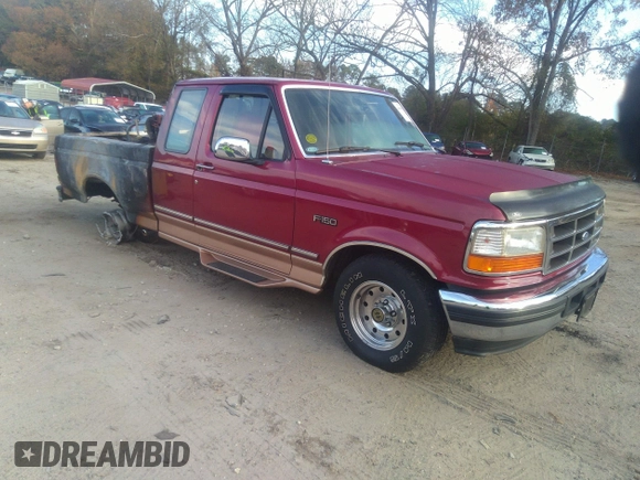 1995 Ford F-150 with VIN 1FTEX15N7SKB27248, listed as a IAAI auction lot 40989874 with 113,430 mi miles. Bid and sale history available at carsss.com. Image 1.