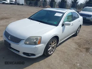 2012 Mitsubishi Galant ES with VIN 4A32B3FF3CE014186, listed as a IAAI auction lot 41720822 with 186,256 mi miles. Bid and sale history available at carsss.com. Image 2.