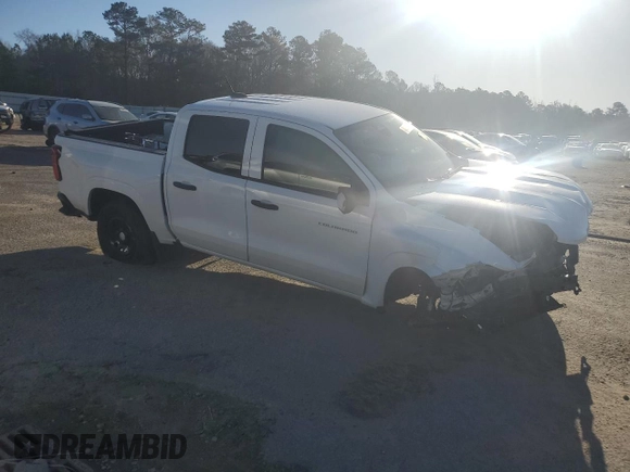 2024 Chevrolet Colorado 2WD Work Truck z VIN 1GCGSBECXR1181297, wystawiony jako Copart lot #49969345 z przebiegiem Nie podano mil oraz Szkoda całkowita • Salvage title. Historia ofert i sprzedaży dostępna na DreamBid. Obrazek 4.