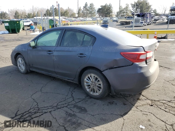 2017 Subaru Impreza Premium with VIN 4S3GKAD65H3623718, listed as a Copart auction lot 45234335 with 79,690 mi miles and Salvage title. Bid and sale history available at DreamBid. Image 2.