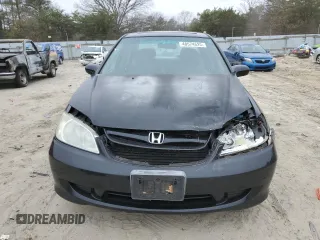 2004 Honda Civic EX with VIN 2HGES26704H507483, listed as a Copart auction lot 48574625 with 181,619 mi miles and Salvage Title. Bid and sale history available at DreamBid. Image 5.