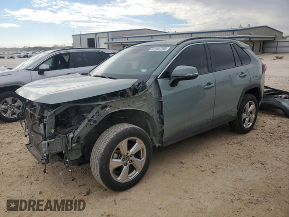 2021 Toyota RAV4 Hybrid LE with VIN 4T3B6RFV6MU040549, listed as a Copart auction lot 89164795 with 79,527 mi miles and Salvage Title. Bid and sale history available at carsss.com. Image 1.