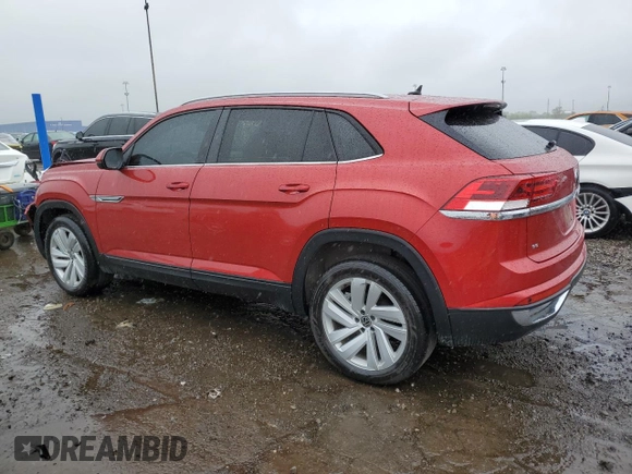 2021 Volkswagen Atlas SE with VIN 1V2KC2CA3MC204438, listed as a Copart auction lot 56788705 with 46,734 mi miles and Clean title. Bid and sale history available at DreamBid. Image 2.
