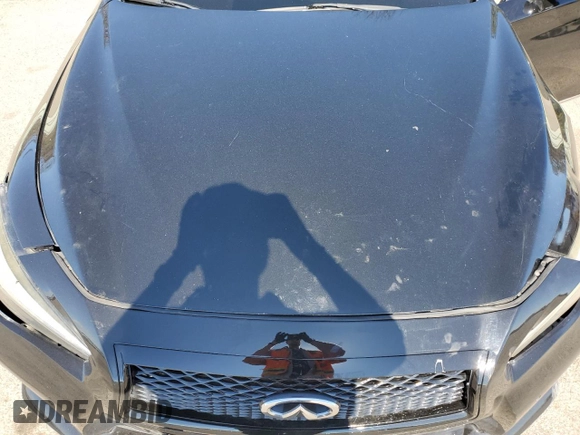 2014 Infiniti Q50 Sport with VIN JN1BV7AR3EM695576, listed as a Copart auction lot 56247165 with 151,825 mi miles and Salvage title. Bid and sale history available at DreamBid. Image 11.