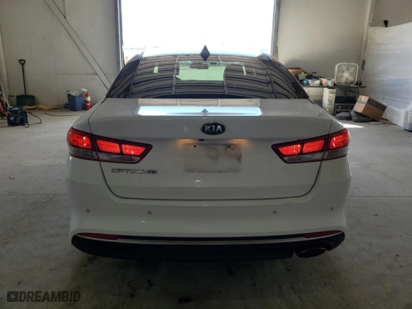 2018 Kia Optima LX with VIN 5XXGT4L37JG236065, listed as a Copart auction lot 50424515 with 75,747 mi miles and Salvage Title. Bid and sale history available at carsss.com. Image 6.
