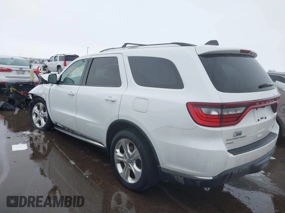 2015 Dodge Durango Limited with VIN 1C4RDJDG1FC826646, listed as a IAAI auction lot 41937154 with 132,543 mi miles and . Bid and sale history available at DreamBid. Image 3.