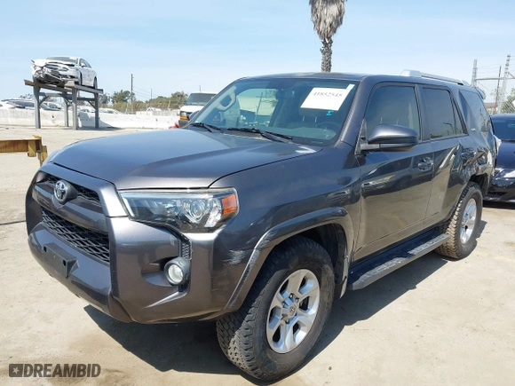2018 Toyota 4Runner SR5 with VIN JTEBU5JR0J5516950, listed as a IAAI auction lot 41852545 with 75,729 mi miles. Bid and sale history available at carsss.com. Image 19.